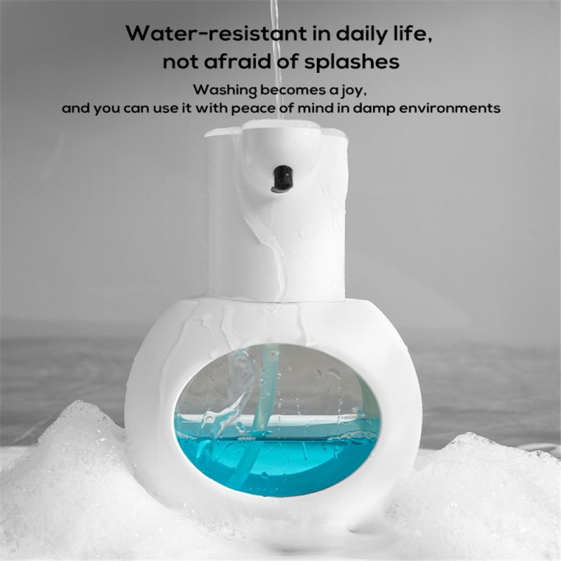 Automatic Soap Pump Touchless Infrared Sensor Hand Wash for Foam - White