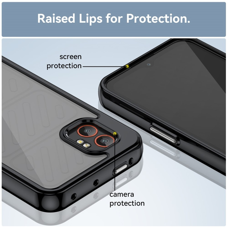 For Samsung Galaxy XCover7 Pro Case TPU Phone Cover with Tempered Glass Protector
