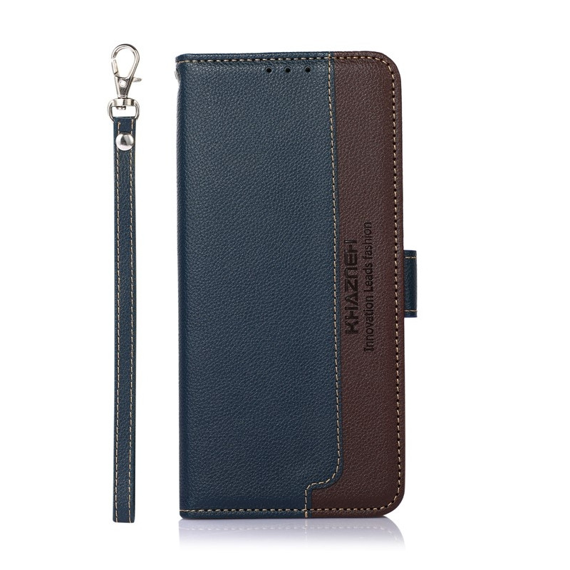 KHAZNEH puhelimen kansi Honor 400 Lite 5G - Sininen/Ruskea