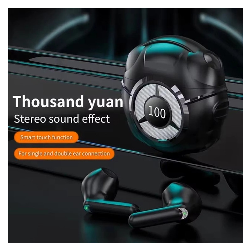 Trådløse Hovedtelefoner Semi In-Ear Støjreducerende HiFi Stereolyd Bluetooth - Hvid