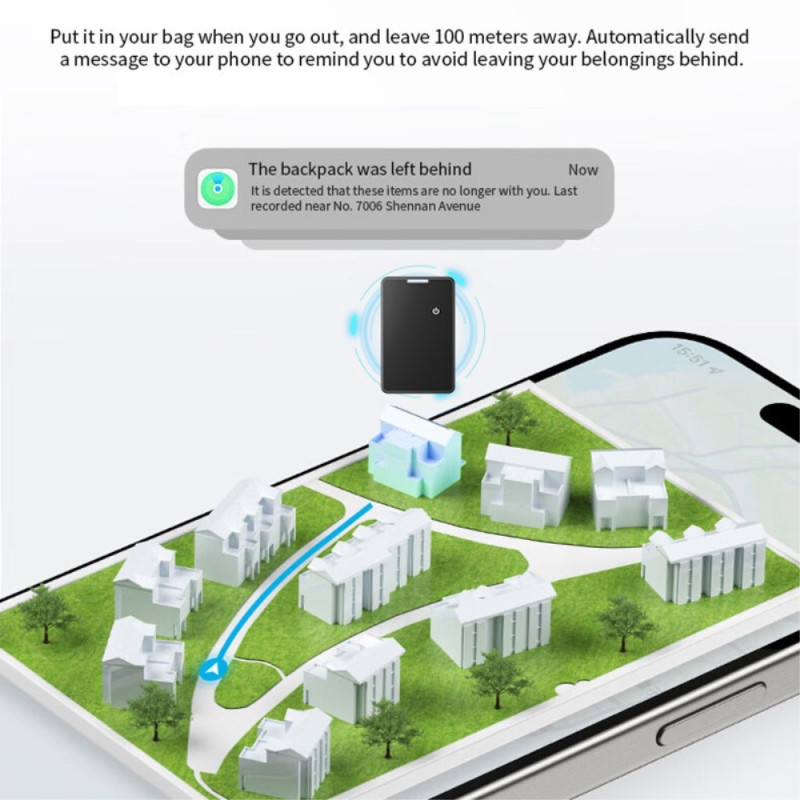 Tracker for Pets Car Wallet Anti-lost Bluetooth Tracker A Find My