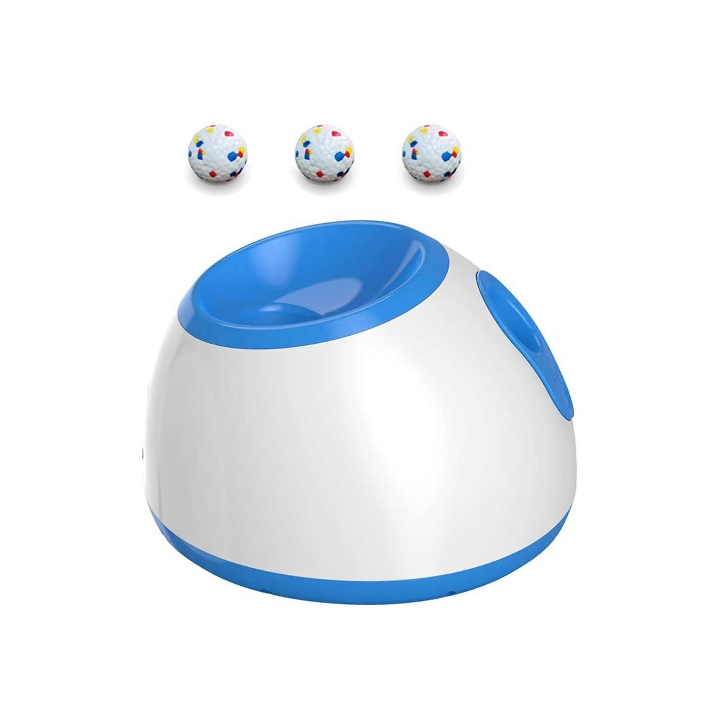 Automatic ball launcher for dogs with 3 adjustable distance settings - Blue