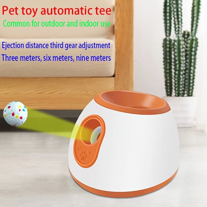 Automatic ball launcher for dogs with 3 adjustable distance settings - Blue