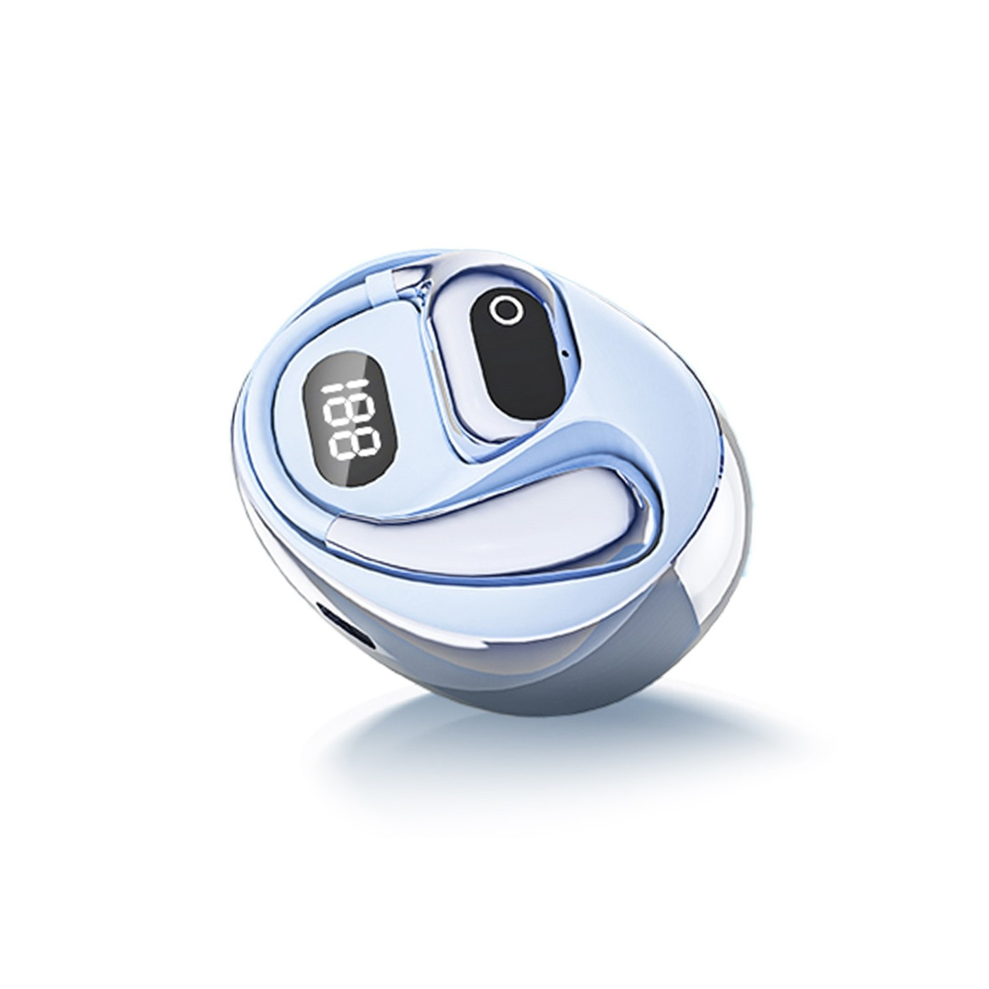 144 Sprog Oversættelses Oversætter Smart Oversætter Headset Bluetooth - Blå