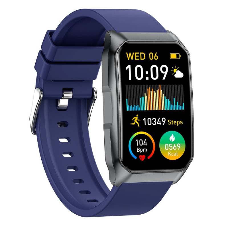 Smart Watch Call Bluetooth Health Monitor Fitness Tracker Smartwatch - Blue