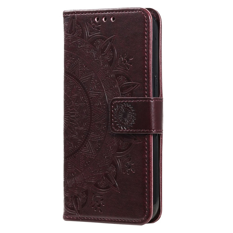 Til Sony Xperia 1 VII tegnebogscover Cover Shell Mandala Blomstermønster