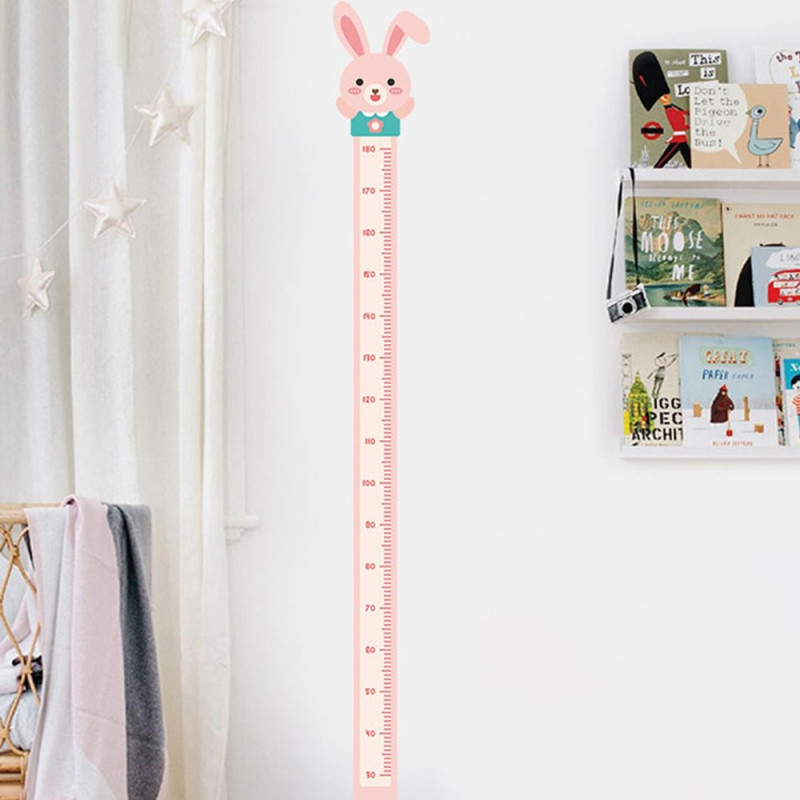 Measure Growing Length Wall Decal Growth Chart Wall Sticker - Rabbit
