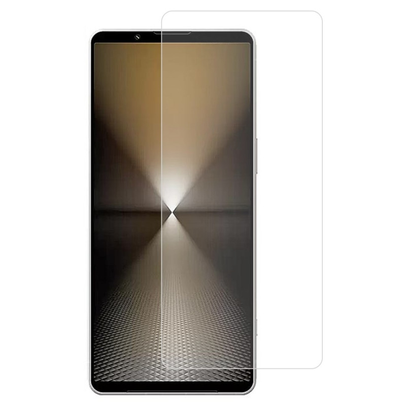 AMORUS Sony Xperia 1 VII näytönsuoja 2.5D kaareva reuna 9H alumiini-piilasilikaattilasi