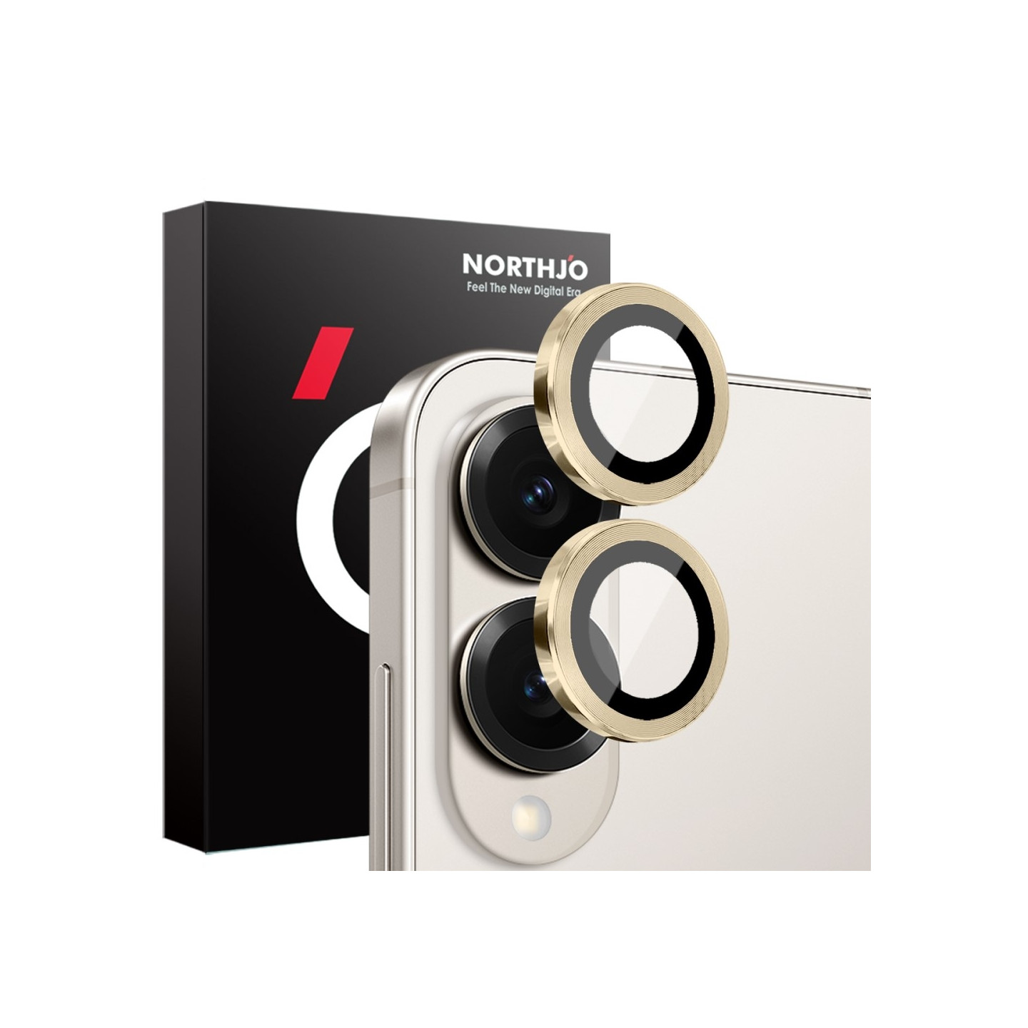 NORTHJO For Samsung Galaxy S25 Edge Tempered Glass Camera Lens