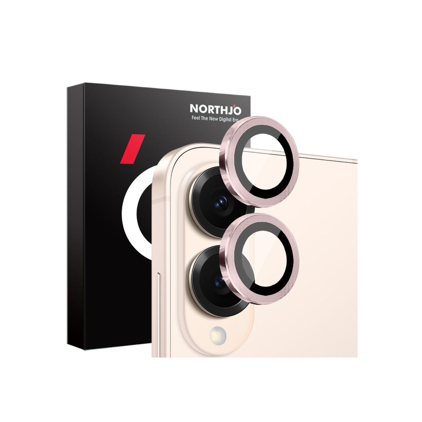 NORTHJO for Samsung Galaxy S25 Edge Herdet Glass Kameralinsebeskytter