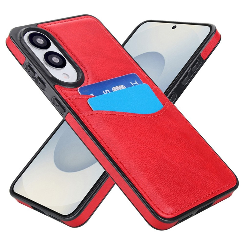 For Samsung Galaxy S25 Edge Deksel Kortlomme Slank PU+TPU Mobildeksel