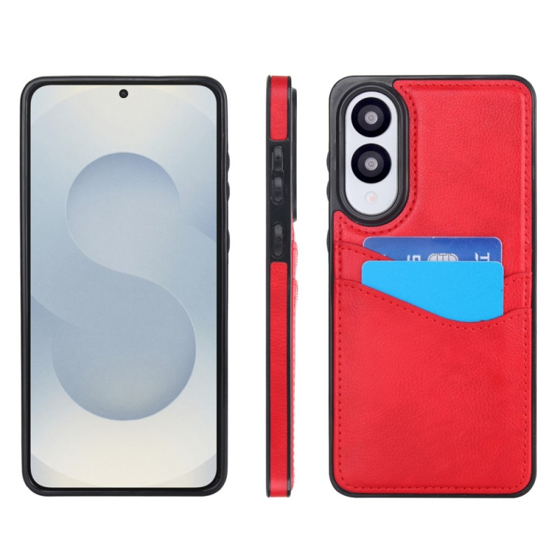 For Samsung Galaxy S25 Edge Deksel Kortlomme Slank PU+TPU Mobildeksel