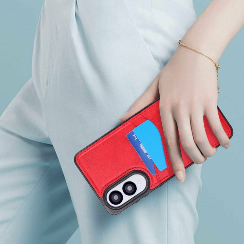 For Samsung Galaxy S25 Edge Case Card Slot Slim-Fit PU+TPU Mobile Cover