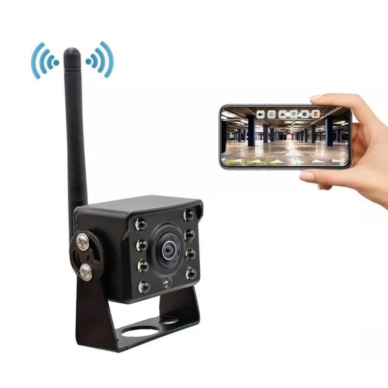 Night Vision Wide Angle WiFi Camera Waterproof Rear View Camera Wireless for Safe Driving