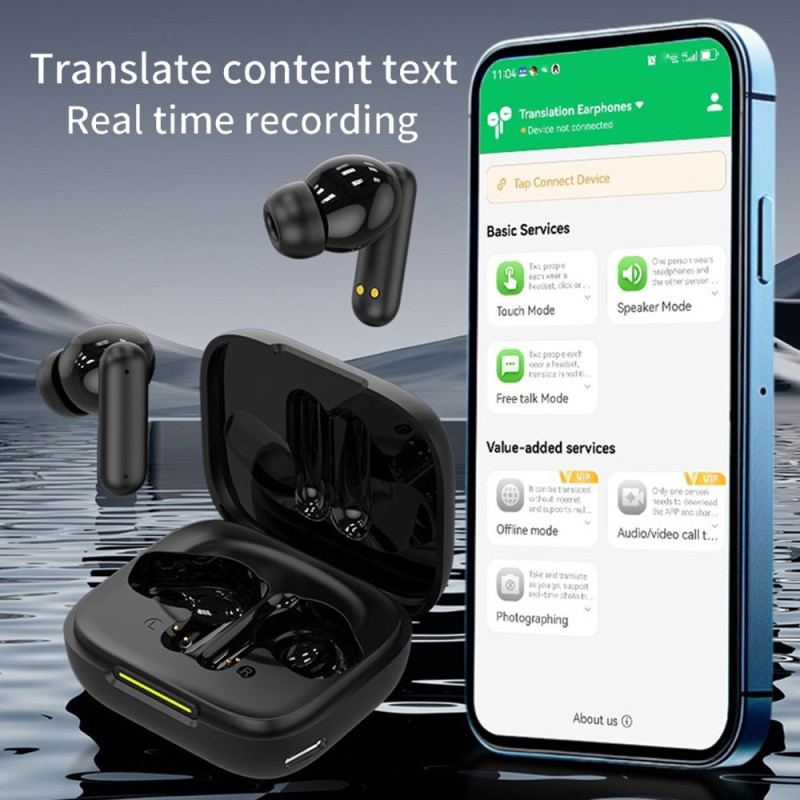 B19 150 kieltä käännös kääntäjä älykäs ääni bluetooth korvakuulokkeet