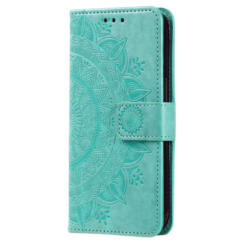 Til Samsung Galaxy S25 Edge tegnebogscover Cover Shell Mandala Blomstermønster