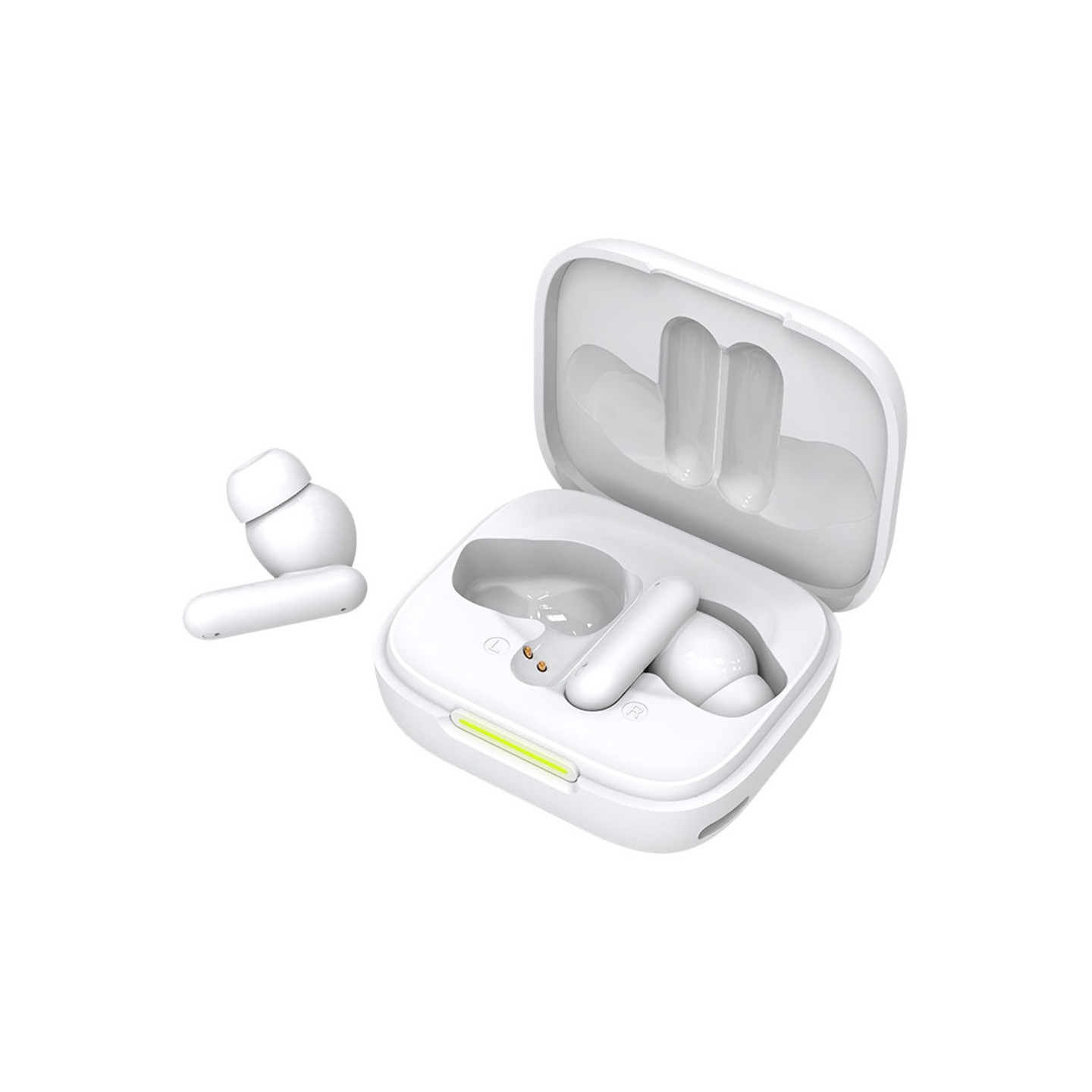 B19 150 Sprog Oversættelses Oversætter Smart Stemme Bluetooth In-Ear Hovedtelefoner Hvid