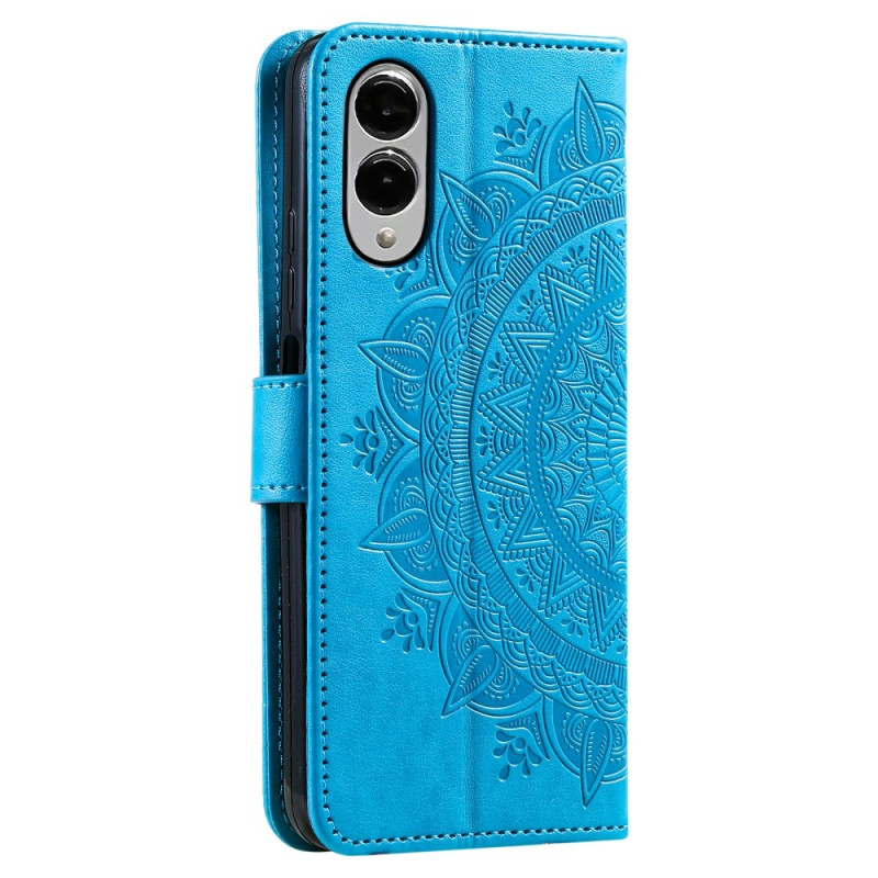 För Samsung Galaxy S25 Edge plånboksfodral Fodral Skal Mandala blommönster