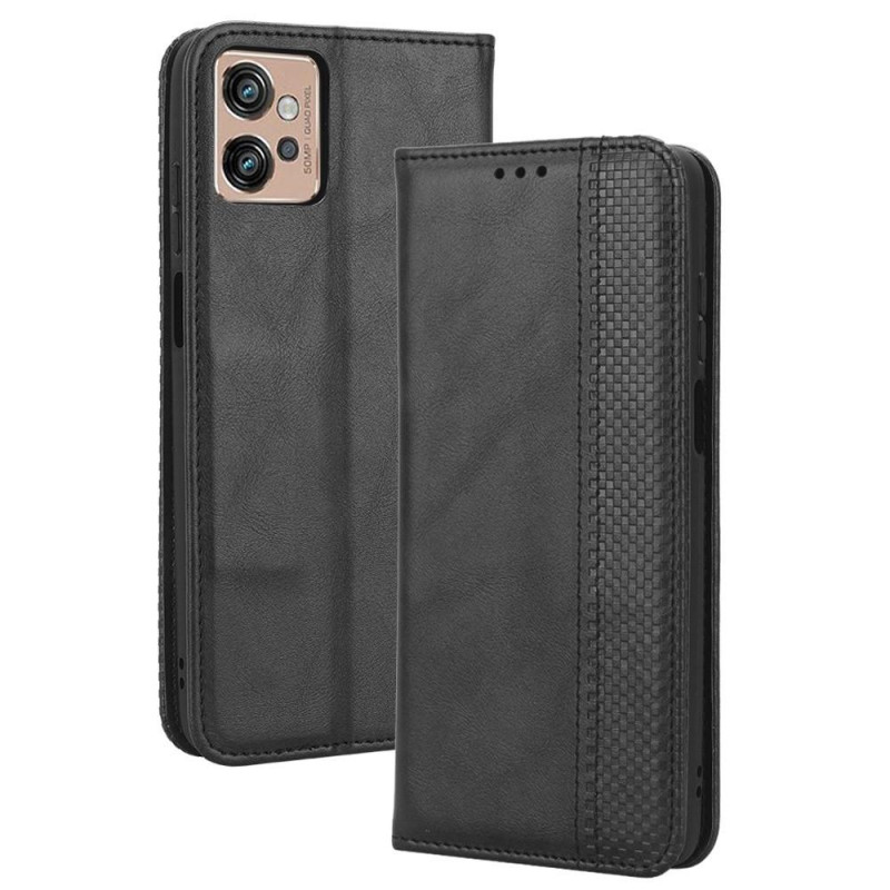 Wallet Stand Flip Phone Case for Motorola Moto G32 4G - Black