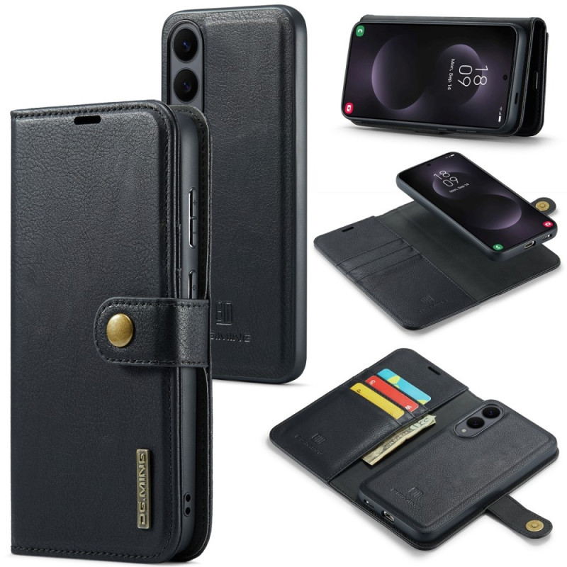 DG.MING for Samsung Galaxy S25 Edge Detachable 2-in-1 Wallet Cover
