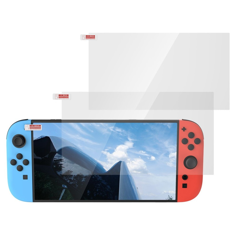 Dobe 2 pieces Tempered Glass Screen Protector Compatible with Nintendo Switch 2