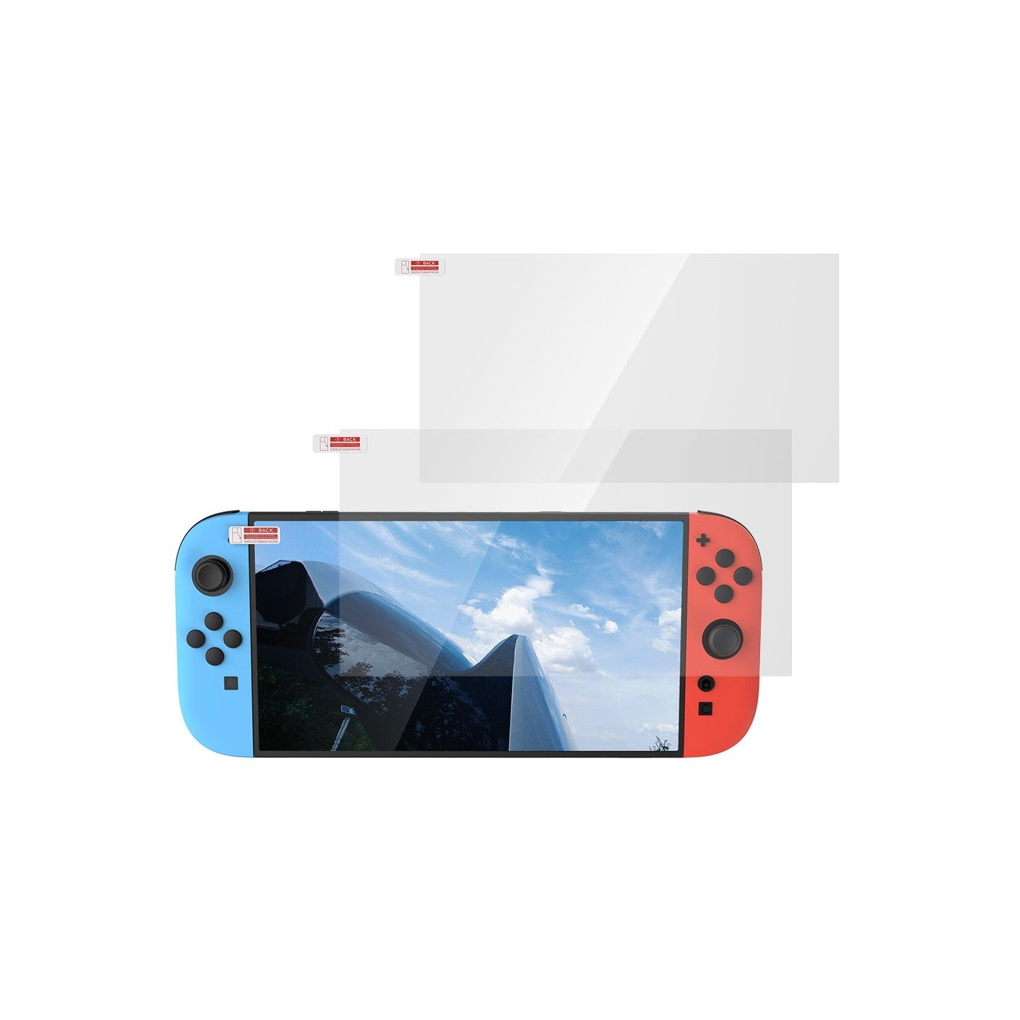 Dobe 2 pieces Tempered Glass Screen Protector Compatible with Nintendo Switch 2
