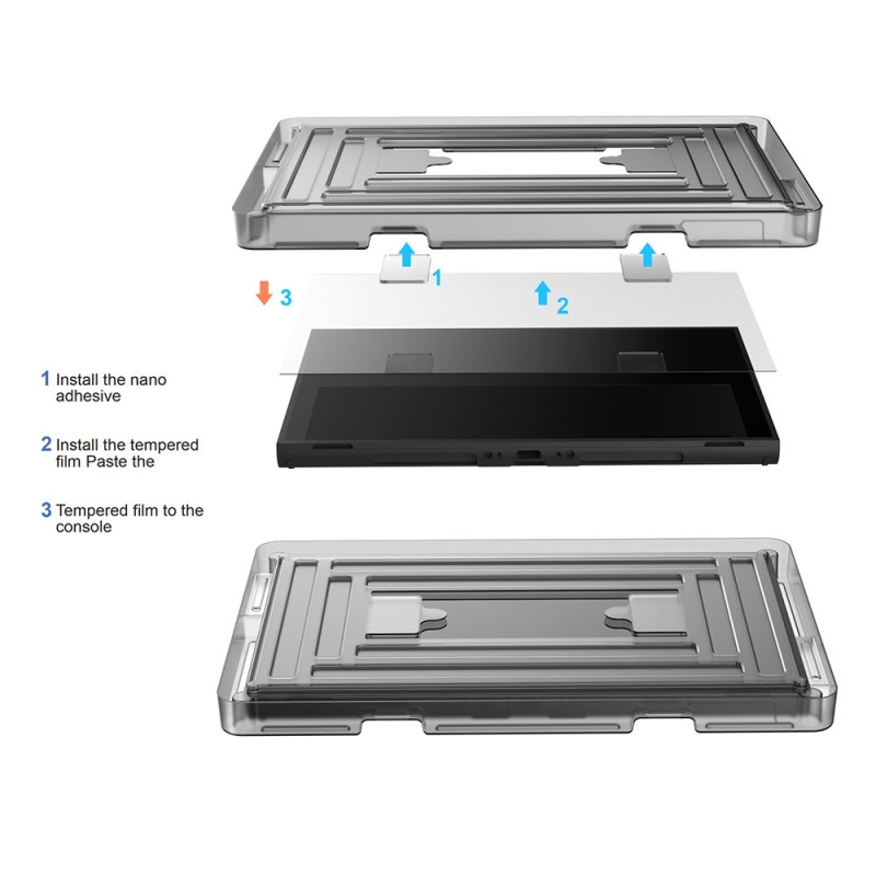 Dobe 2 pieces Tempered Glass Screen Protector Compatible with Nintendo Switch 2