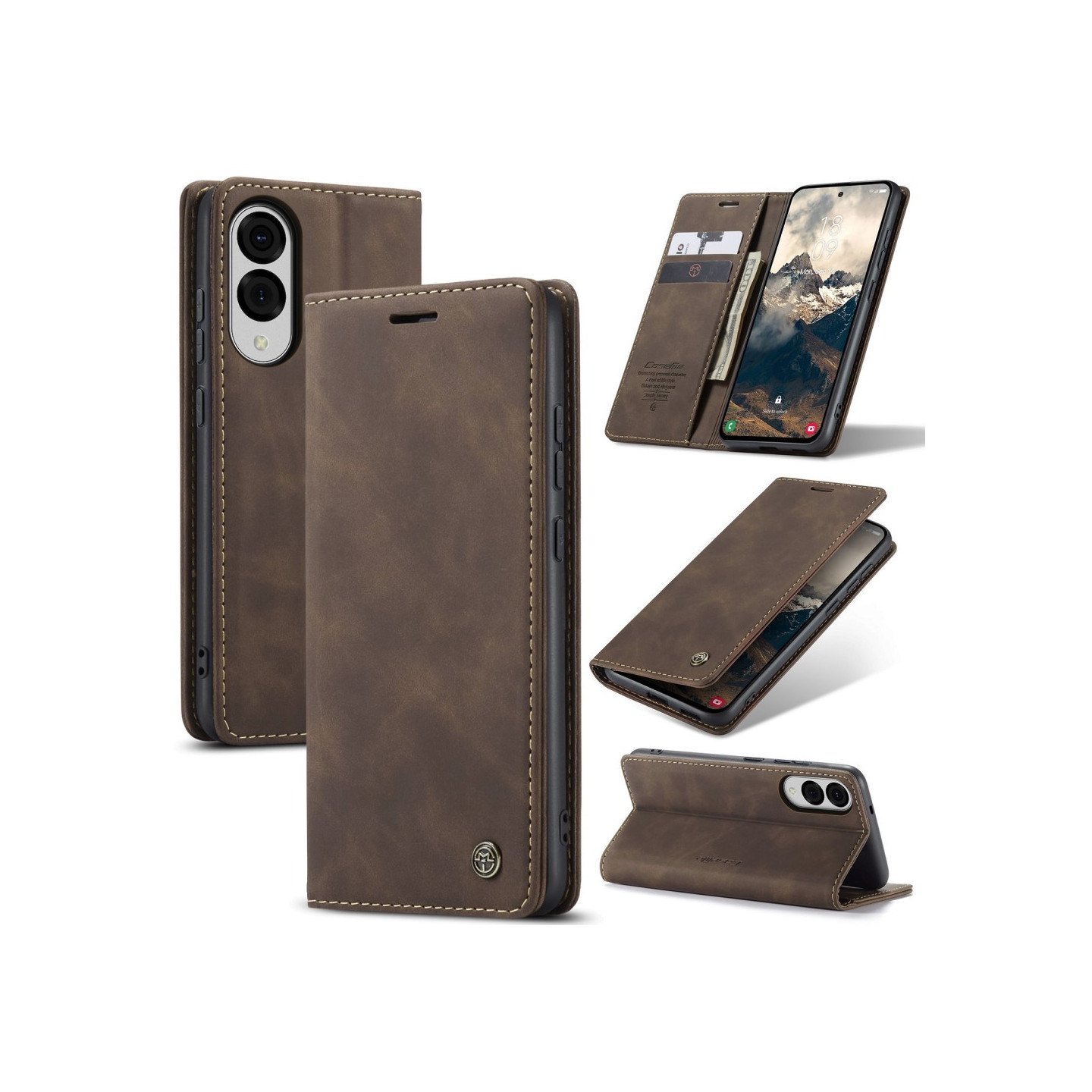 CASEME Retro Pung Taske til Samsung Galaxy S25 Edge