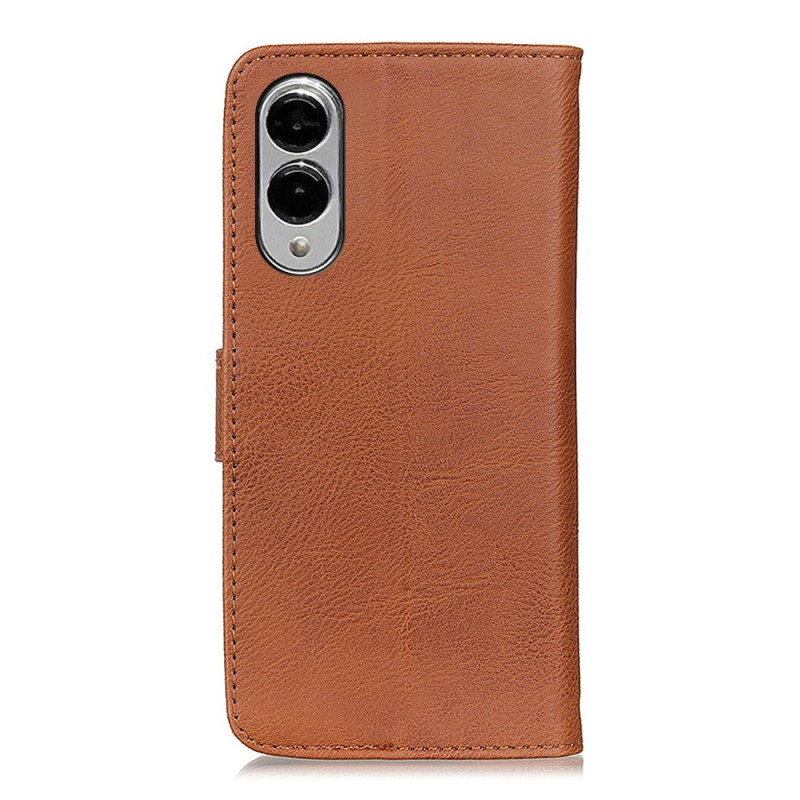 KHAZNEH Vintage Wallet Case for Samsung Galaxy S25 Edge
