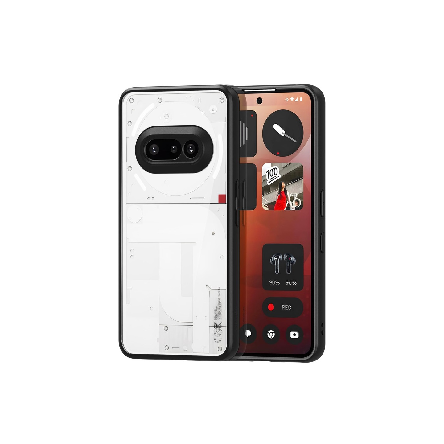 DUX DUCIS Aimo-sarjan Slim Case Nothing Phone (3a) - TPU+PC