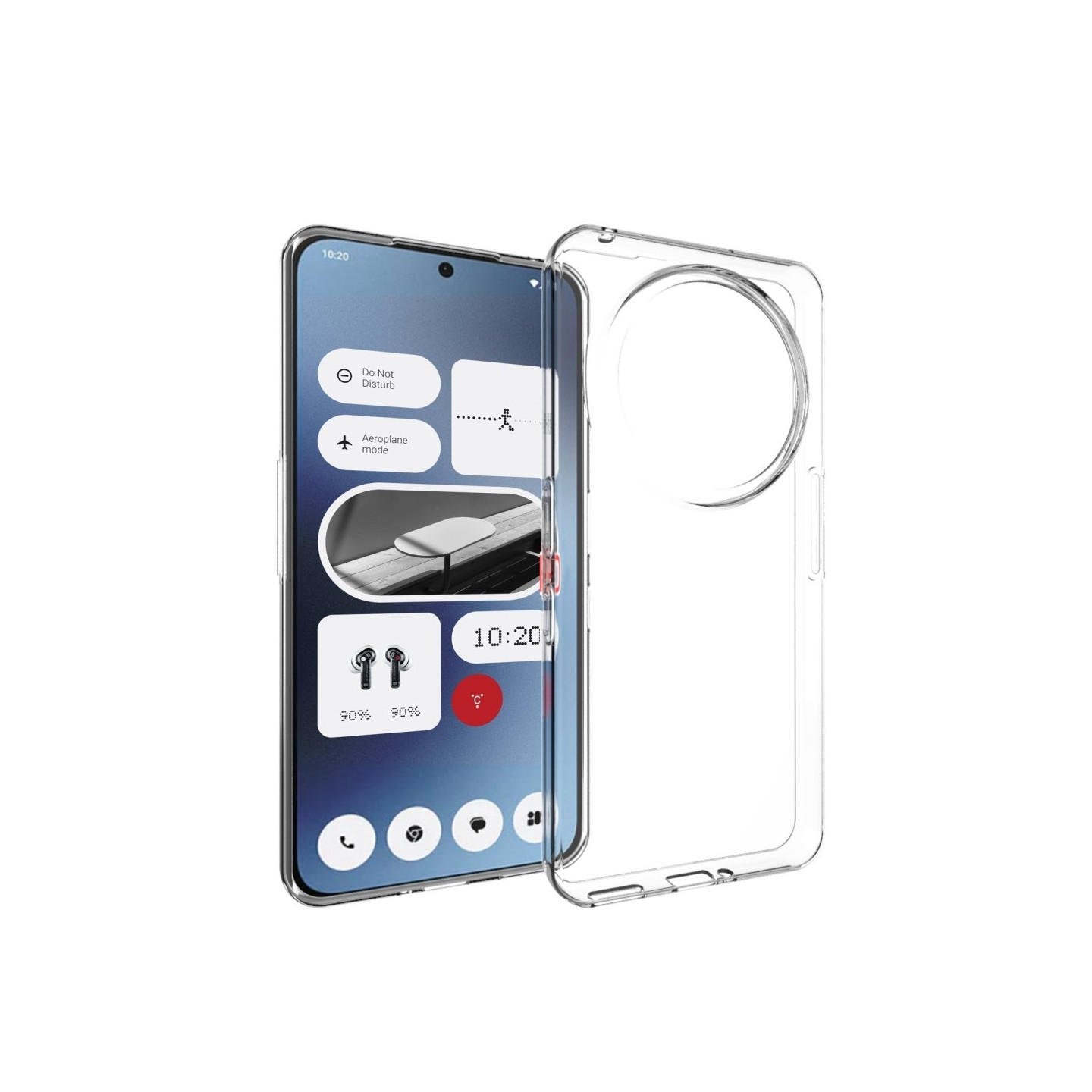 Til Nothing Phone (3a) Pro Deksel TPU Bakdeksel