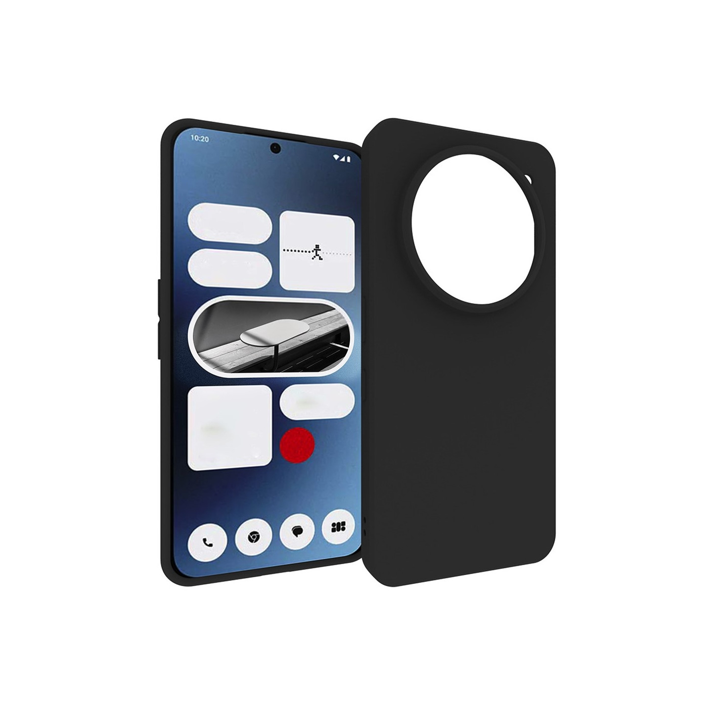 For Nothing Phone (3a) Pro Deksel Matt Finish Mykt TPU Mobildeksel