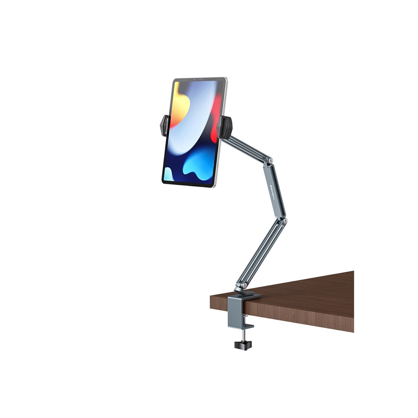 BONERUY Holder Justerbar Arm Mobiltelefon Tablettstativ Lazy Bracket - Grå