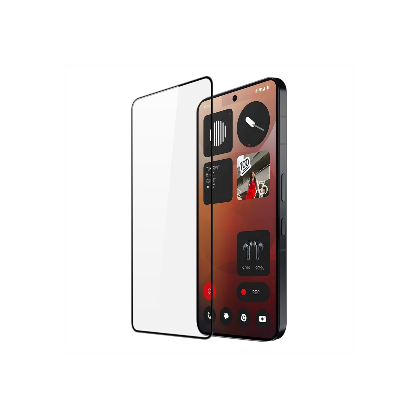 DUX DUCIS Nothing Phone (3a) / Nothing Phone (3a) Pro karkaistulle lasille erittäin kirkas