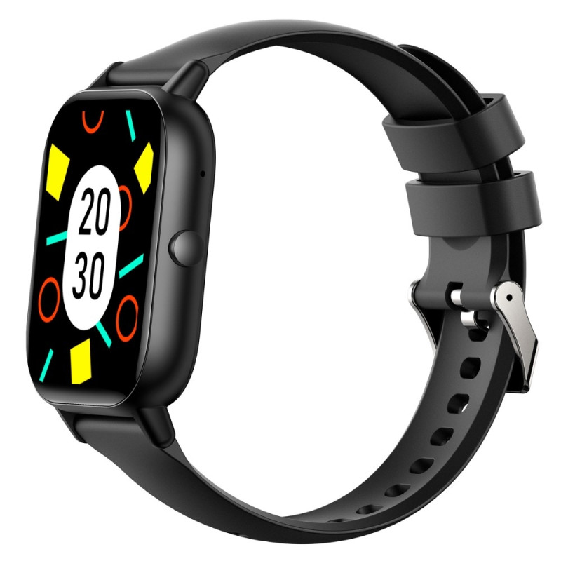 Smart Watch 2,01" suuren näytön kuntomonitori Sports Bluetooth-älykello - musta