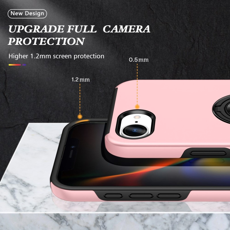 iPhone 16e Hybrid-suojakuori sormirenkaalla