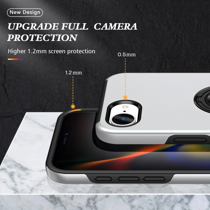 iPhone 16e Hybrid-suojakuori sormirenkaalla