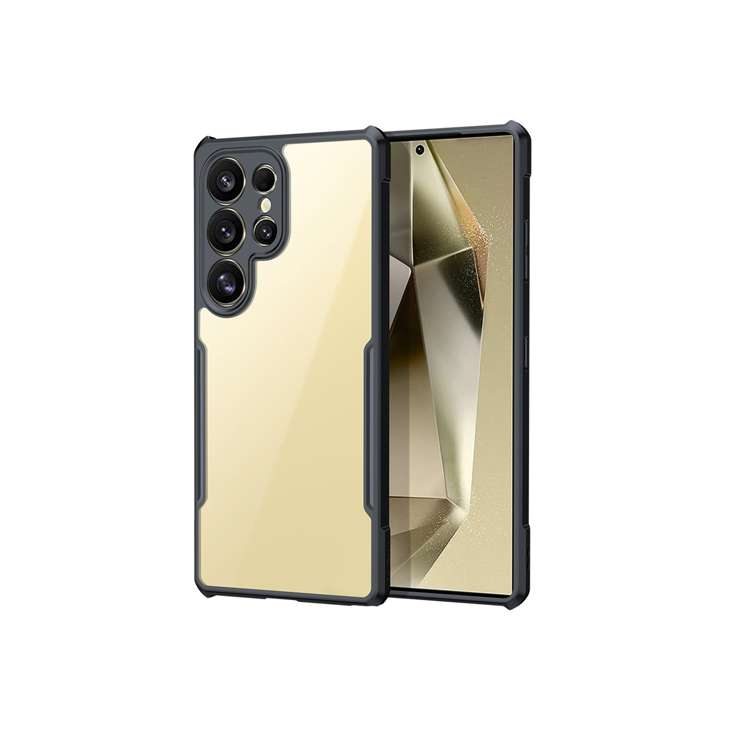 XUNDD-takakansi Samsung Galaxy S25 Ultra akryyli+TPU-puhelinkotelolle