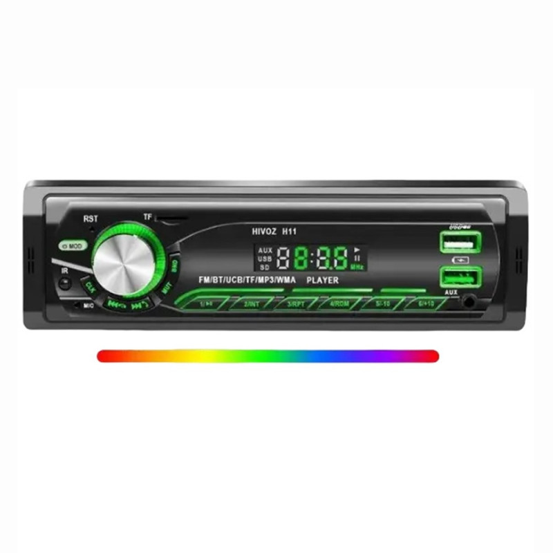 Autostereo MP3-soitin Bluetooth FM-radio Autoäänijärjestelmä TF Card U -levy