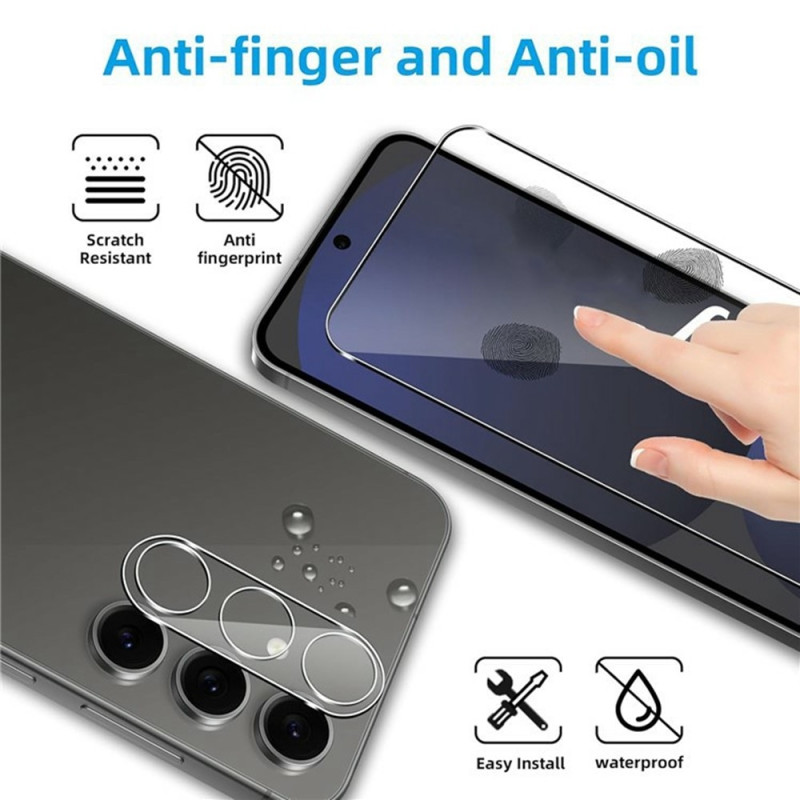 2Pcs For Samsung Galaxy A26 5G Tempered Glass Screen Protector with Camera Lens Film