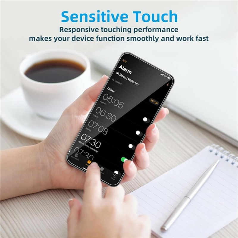 2 kpl. Samsung Galaxy A26 5G:lle Tumma Hartsilasi Näytönsuoja, jossa on Kameran Linssikalvo