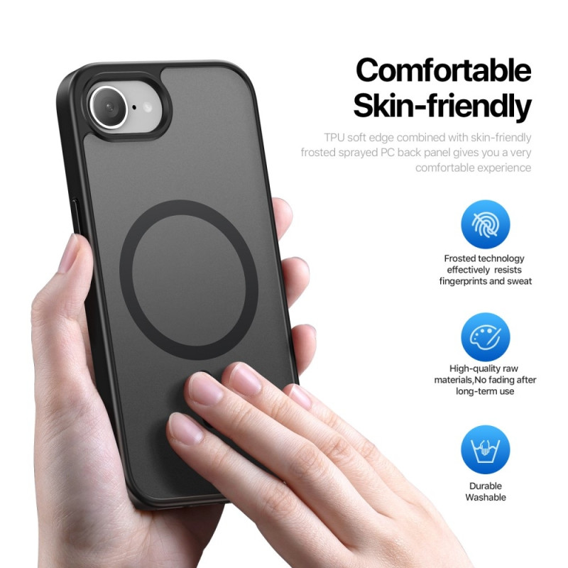 Til iPhone 16e Cover Kompatibelt med MagSafe DUX DUCIS Yind-serien Mat Cover