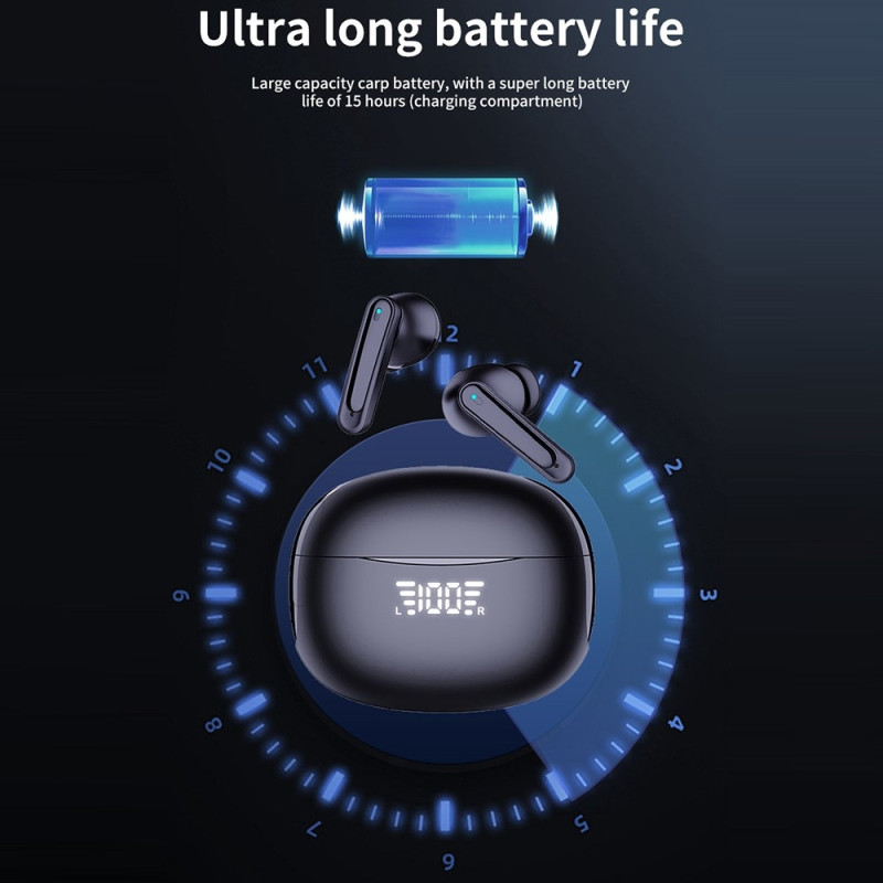 A8 150 Sprog Oversættelse Oversætter Smart Voice Bluetooth In Ear-hovedtelefoner