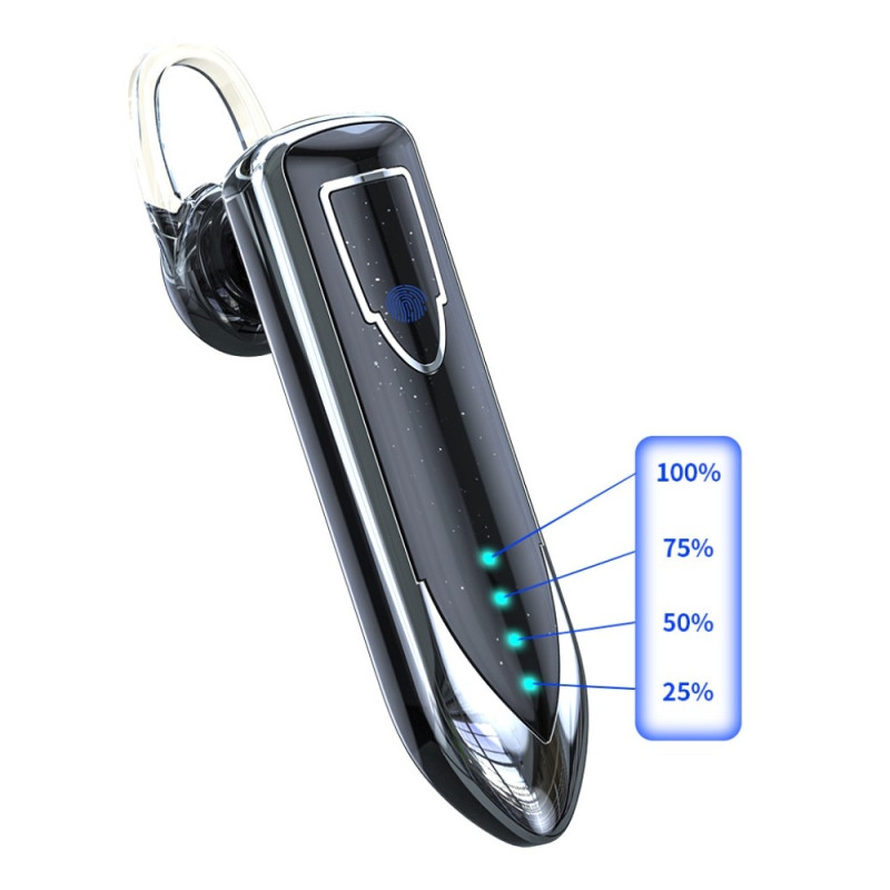 ME-3 Single Bluetooth 5.0 Headset HiFi Sound Business TWS langattomat kuulokkeet
