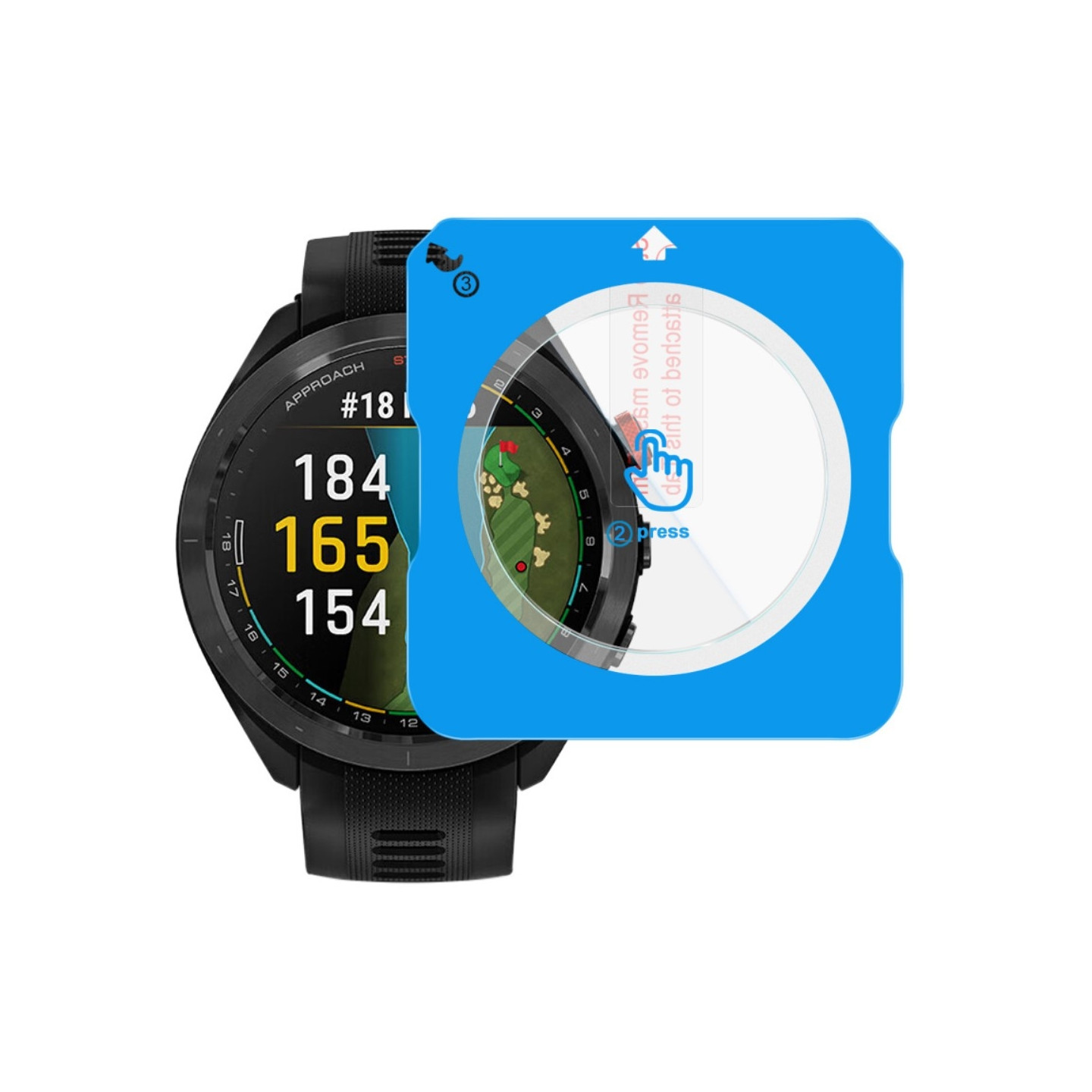 IMAK För Garmin Approach S70 47mm Härdat Glas Skärmskydd
