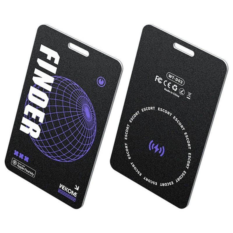 Tag Smart Global Positioning Tracker Card Style Anti-Loss Locator IP68 Vandtæt