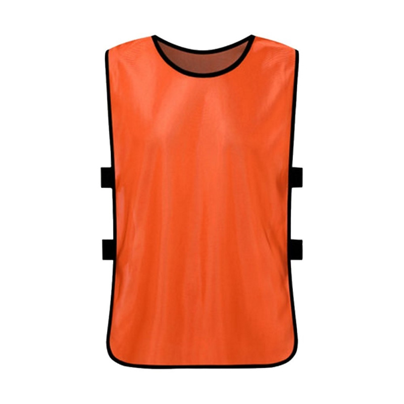 12PCS Adults Football Quick-Drying Football Vest Training Vest - Orange
