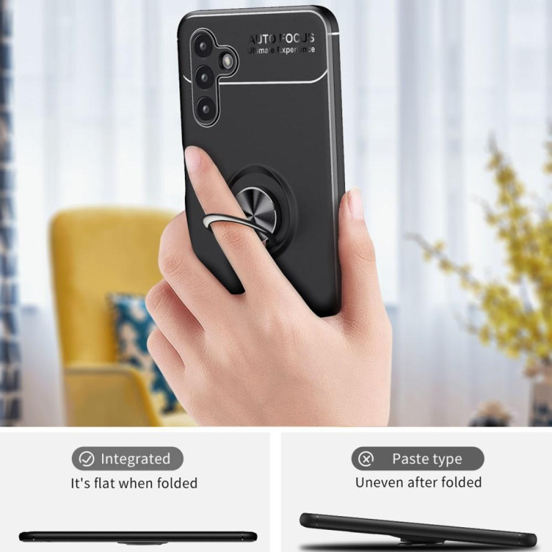 Samsung Galaxy A13 5G/A04s 4G TPU Deksel med Fingerring - Svart