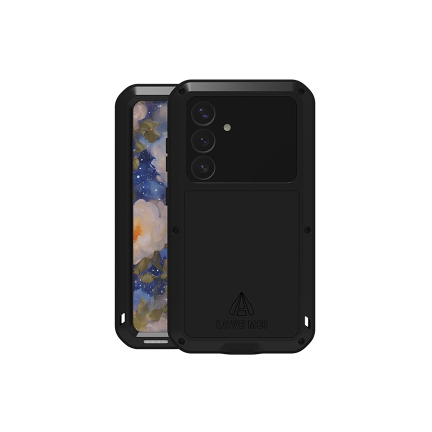 Samsung Galaxy S25 Case Panserbeskyttelse Case Shell + hærdet glas