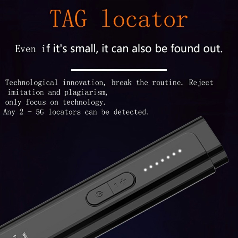 Dold Kamera Detektor WiFi Signal Finder Anti Spy Infraröd Scanner för hotell